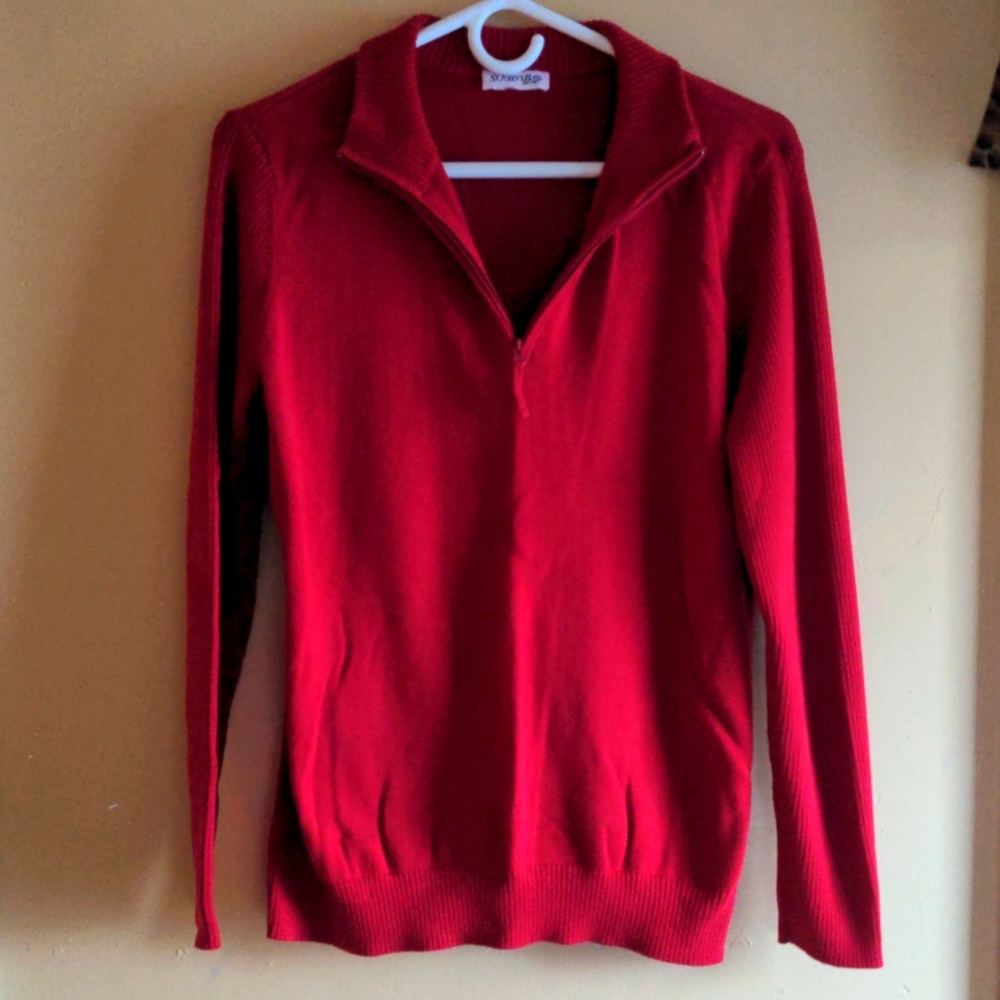 Women's Quarter Zip Sweater
